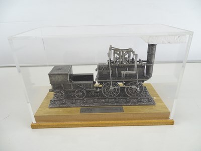 Lot 299 - A BACHMANN static pewter model of 'Locomotion'...