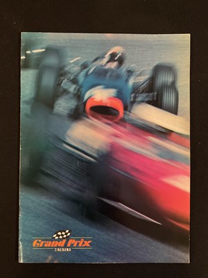 Lot 181 - GRAND PRIX (1966) UK Quad film poster, Helmet...