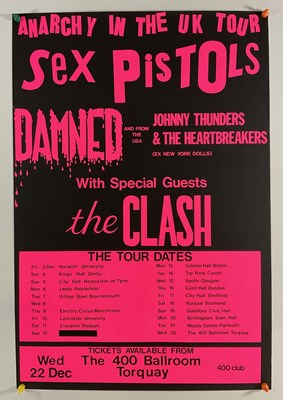 Lot 437 - THE SEX PISTOLS (1976) original Anarchy tour...