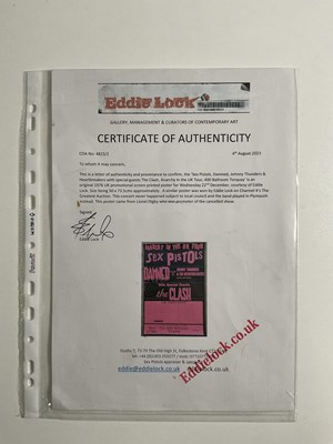 Lot 437 - THE SEX PISTOLS (1976) original Anarchy tour...