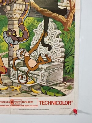 Lot 319 - THE JUNGLE BOOK (1967) UK Quad film poster for...
