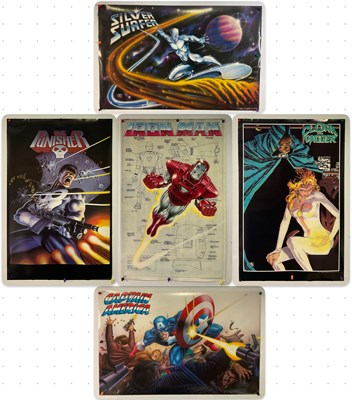 Lot 478 - A group of 1980s commercial Marvel comic book...