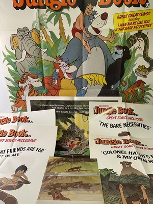 Lot 320 - THE JUNGLE BOOK (1967) A group of film posters...