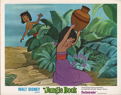 Lot 324 - THE JUNGLE BOOK (1967) US lobby card set for...