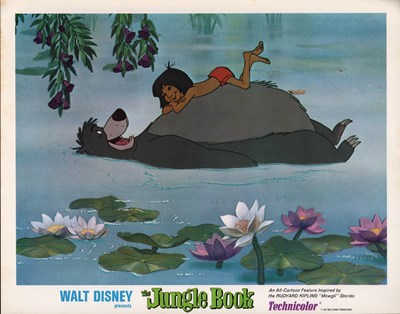 Lot 324 - THE JUNGLE BOOK (1967) US lobby card set for...