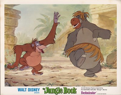Lot 324 - THE JUNGLE BOOK (1967) US lobby card set for...