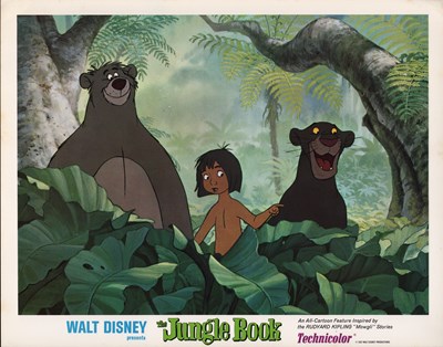 Lot 324 - THE JUNGLE BOOK (1967) US lobby card set for...