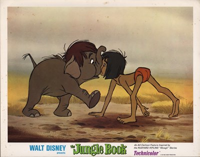 Lot 324 - THE JUNGLE BOOK (1967) US lobby card set for...