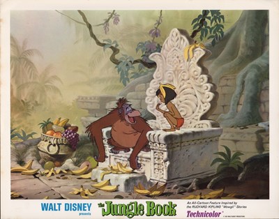Lot 324 - THE JUNGLE BOOK (1967) US lobby card set for...