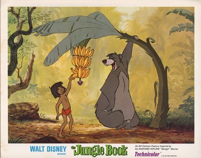 Lot 324 - THE JUNGLE BOOK (1967) US lobby card set for...