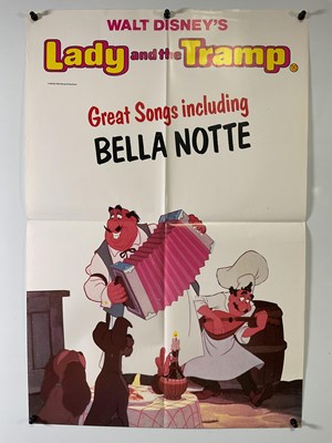 Lot 327 - LADY AND THE TRAMP (1955) A group of 1980s...