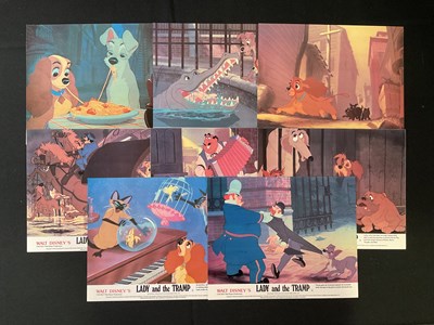 Lot 327 - LADY AND THE TRAMP (1955) A group of 1980s...