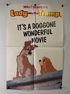 Lot 327 - LADY AND THE TRAMP (1955) A group of 1980s...