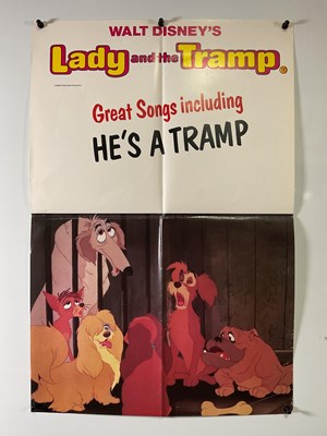 Lot 327 - LADY AND THE TRAMP (1955) A group of 1980s...