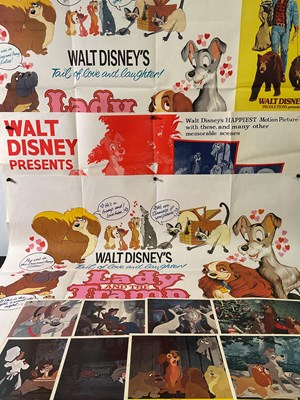 Lot 328 - LADY AND THE TRAMP (1955) A group of...
