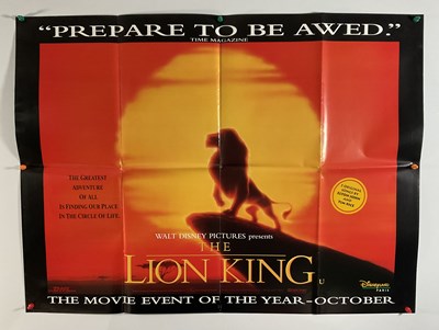 Lot 330 - THE LION LING (1994) A UK Quad teaser film...
