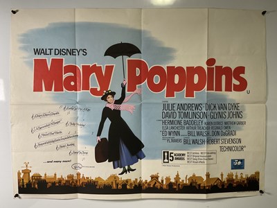 Lot 332 - MARY POPPINS (1964) A group of film posters...