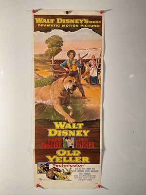 Lot 335 - OLD YELLER (1957) A group of film posters and...