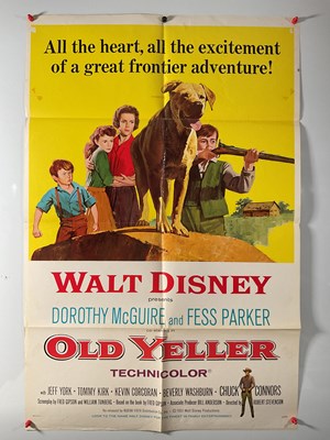 Lot 335 - OLD YELLER (1957) A group of film posters and...