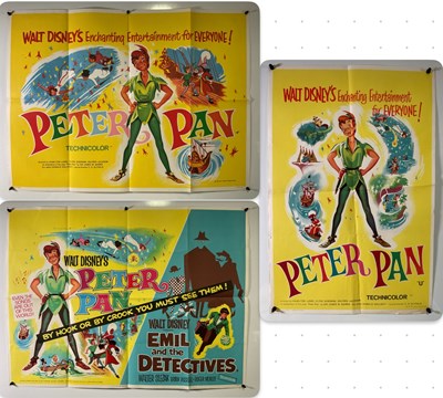 Lot 343 - PETER PAN (1953) A trio of 1965 re-release...