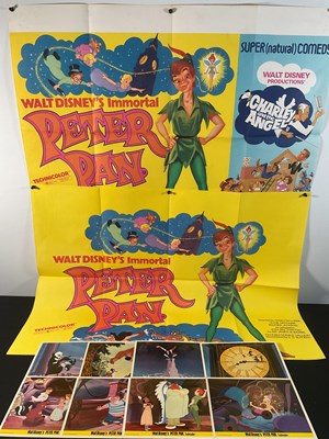 Lot 344 - PETER PAN (1953) A 1974 re-release UK Quad...
