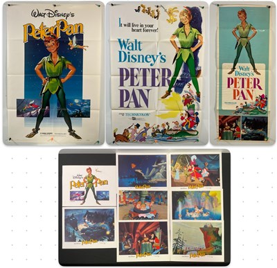Lot 347 - PETER PAN (1953) A group of US film posters...