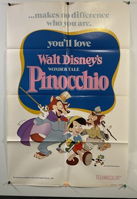 Lot 348 - PINOCCHIO (1940) A group of US re-release film...