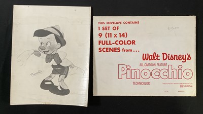 Lot 348 - PINOCCHIO (1940) A group of US re-release film...