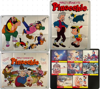 Lot 350 - PINOCCHIO (1940) A group of film posters from...