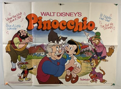 Lot 350 - PINOCCHIO (1940) A group of film posters from...
