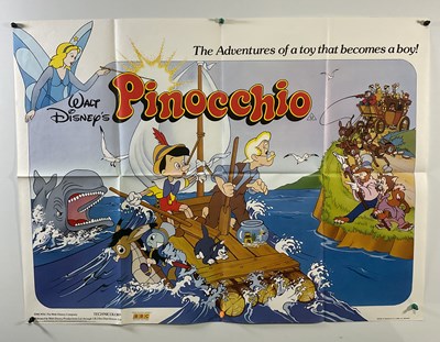 Lot 351 - PINOCCHIO (1940) A group of re-release film...