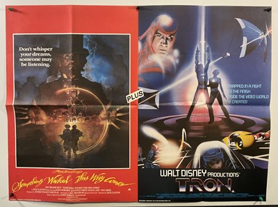 Lot 354 - TRON (1982) A UK Quad double-bill film poster...