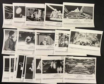 Lot 354 - TRON (1982) A UK Quad double-bill film poster...