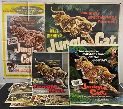 Lot 356 - JUNGLE CAT (1960) A UK quad film poster...