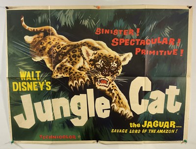 Lot 356 - JUNGLE CAT (1960) A UK quad film poster...