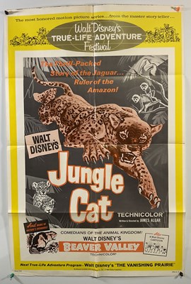 Lot 356 - JUNGLE CAT (1960) A UK quad film poster...