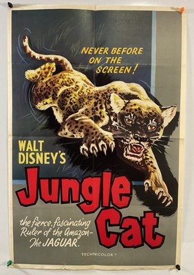 Lot 356 - JUNGLE CAT (1960) A UK quad film poster...