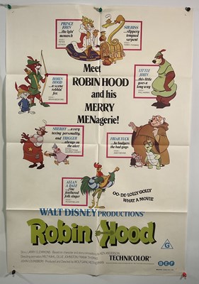 Lot 361 - ROBIN HOOD (1973) US one sheet style A and...