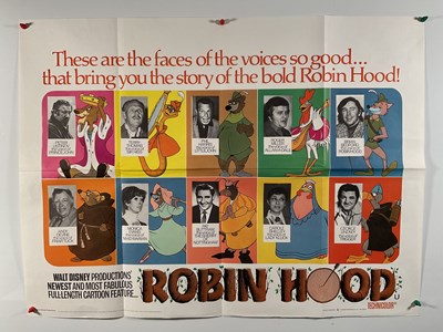 Lot 362 - ROBIN HOOD (`1973) A UK Quad film poster...