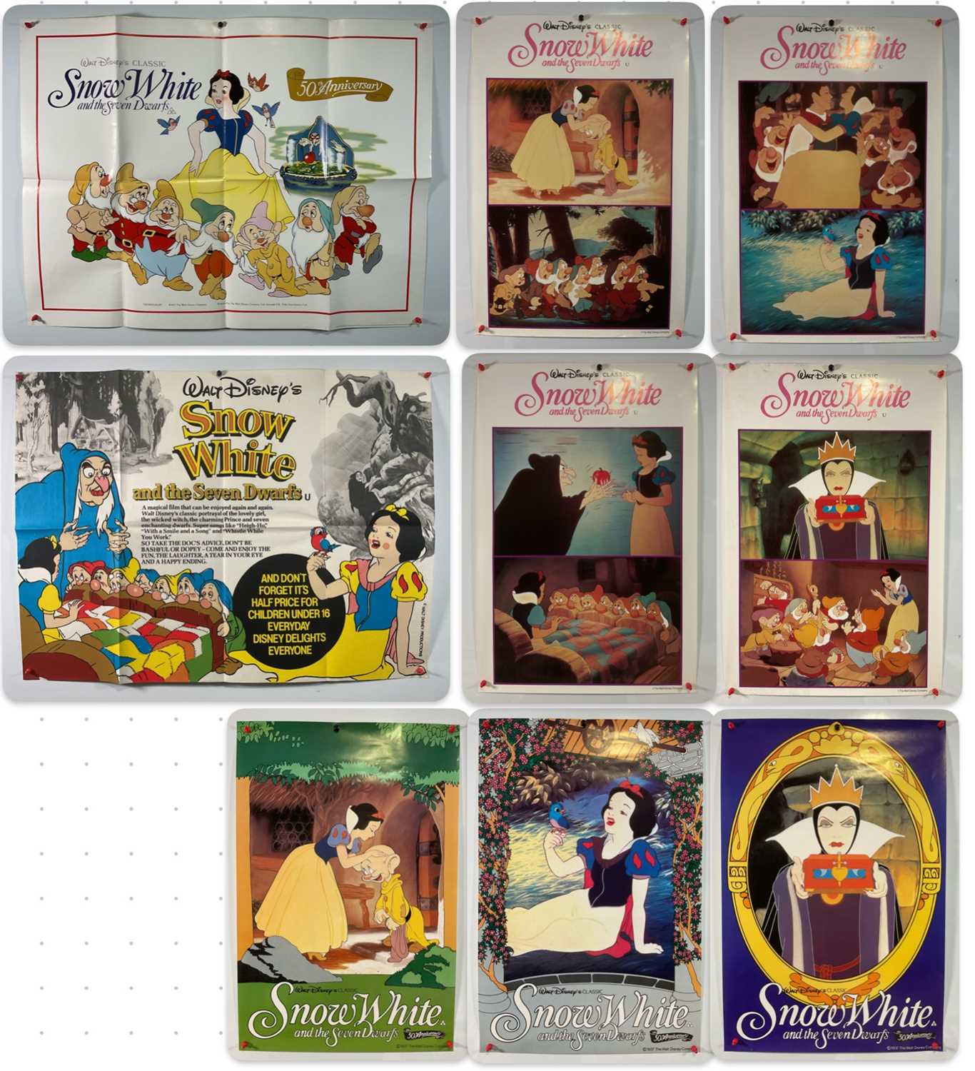 Lot 366 - SNOW WHITE AND THE SEVEN DWARFS (1937) A 1981...
