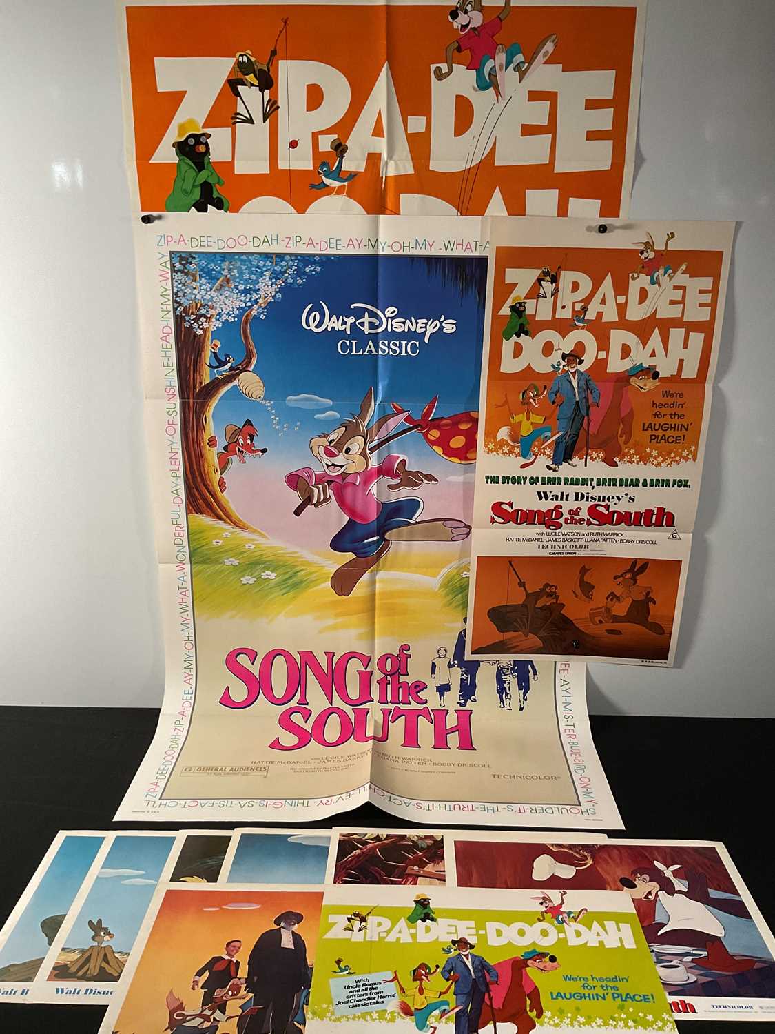 Lot 369 - SONG OF THE SOUTH (1947) A US one sheet film...