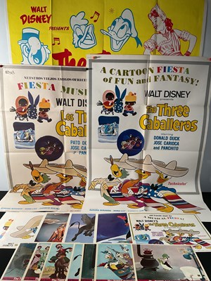 Lot 377 - THE THREE CABALLEROS (1944) A group of film...