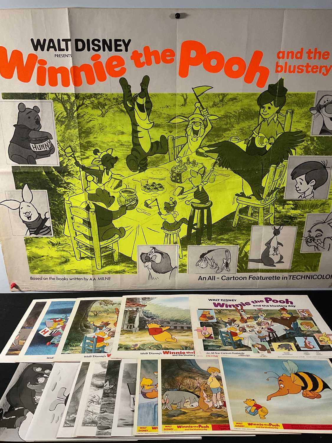 Lot 378 - WINNIE THE POOH AND THE BLUSTERY DAY (1969) UK...