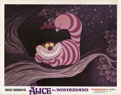 Lot 291 - ALICE IN WONDERLAND (1951) A set of 9 US lobby...