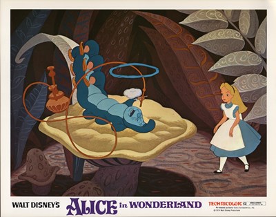 Lot 291 - ALICE IN WONDERLAND (1951) A set of 9 US lobby...