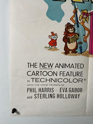 Lot 294 - THE ARISTOCATS (1970) A UK quad film poster...