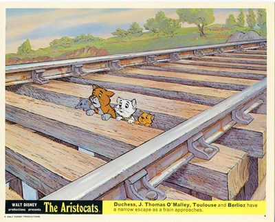 Lot 294 - THE ARISTOCATS (1970) A UK quad film poster...