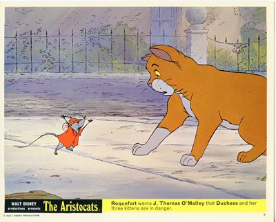 Lot 294 - THE ARISTOCATS (1970) A UK quad film poster...