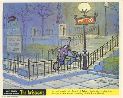 Lot 294 - THE ARISTOCATS (1970) A UK quad film poster...