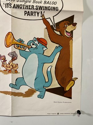Lot 294 - THE ARISTOCATS (1970) A UK quad film poster...